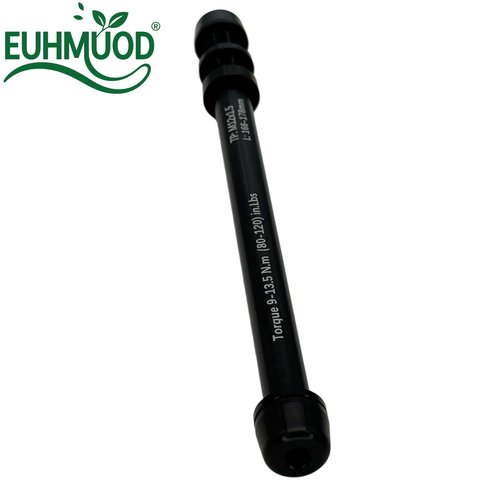 EUHMUOD 12mm Thru Axle Adapter - M12 x 1.5 Thread Replacement for Wahoo, TacX, Saris Bike Trainers - Rear Wheel Axle Converter for Indoor Cycling Setup