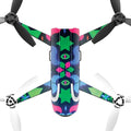 MightySkins Skin Compatible with Parrot Bebop 2 - Geometric Rave | Protective, Durable, and Unique Vinyl Decal wrap Cover | Easy to Apply, Remove, and Change Styles | Made in The USA