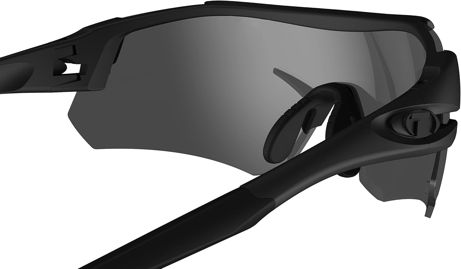Tifosi Optics Z87.1 Tactical Sunglasses - Alliant 2.0 in Blackout with Smoke, HC Red & Clear Lenses