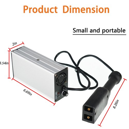 Findmall 36 Volt 5 Amp Battery Charger Replacement for EZGO TXT Medalist Golf Cart Club Car D Style Plug