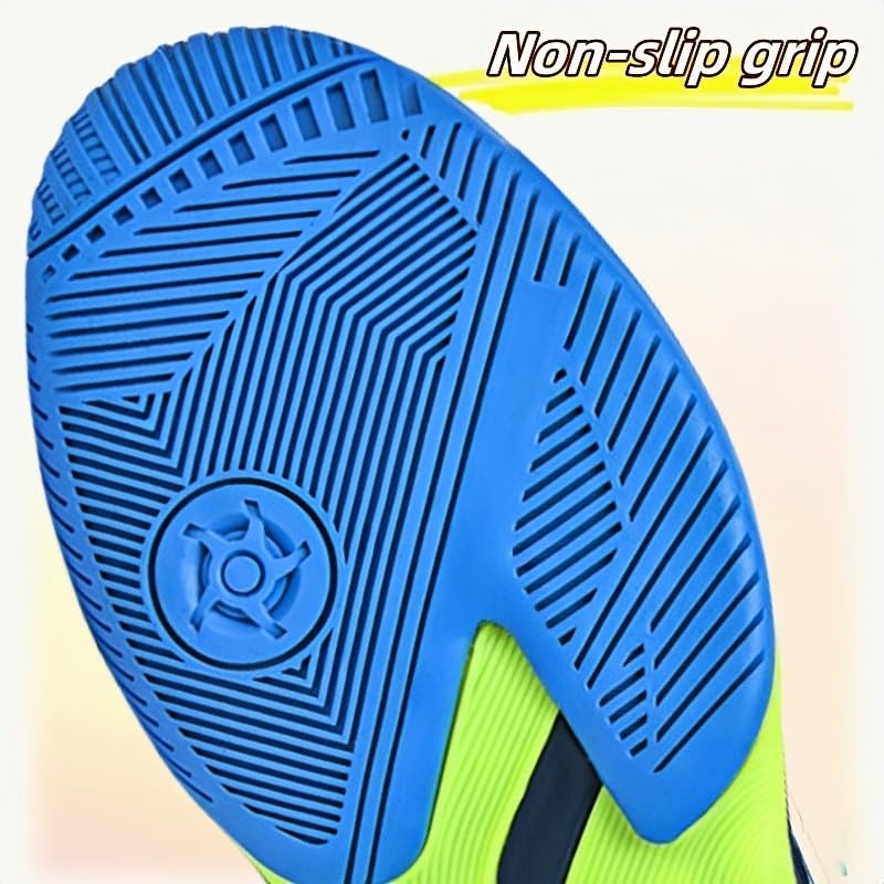 Men's & Women's Anti-Slip Court Shoes for Tennis, Pickleball – Blue, US 9/10.5