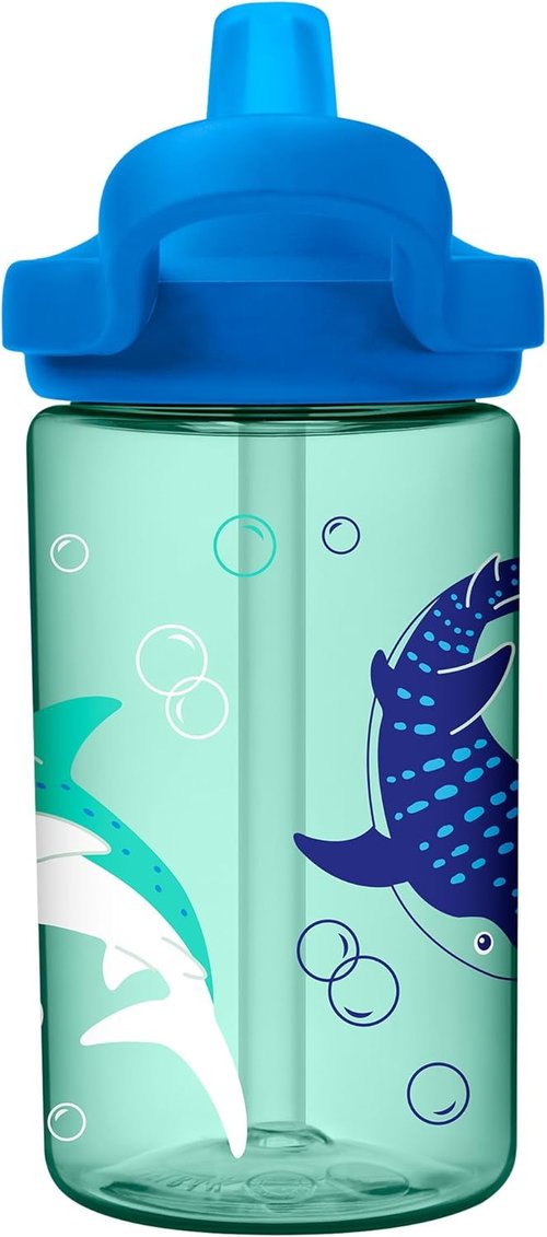 CamelBak Eddy+ Kids Water Bottle - Bite Valve Straw Design | Eco-Friendly Tritan Renew Material