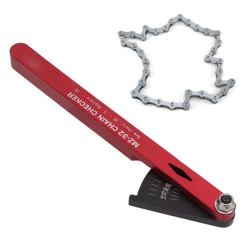 Yosoo Health Gear Chain Wear Indicator, Aluminum Chain Checker, Detection of Chain Stretch, Wear, Length and Angle, for Road and Mountain Bikes
