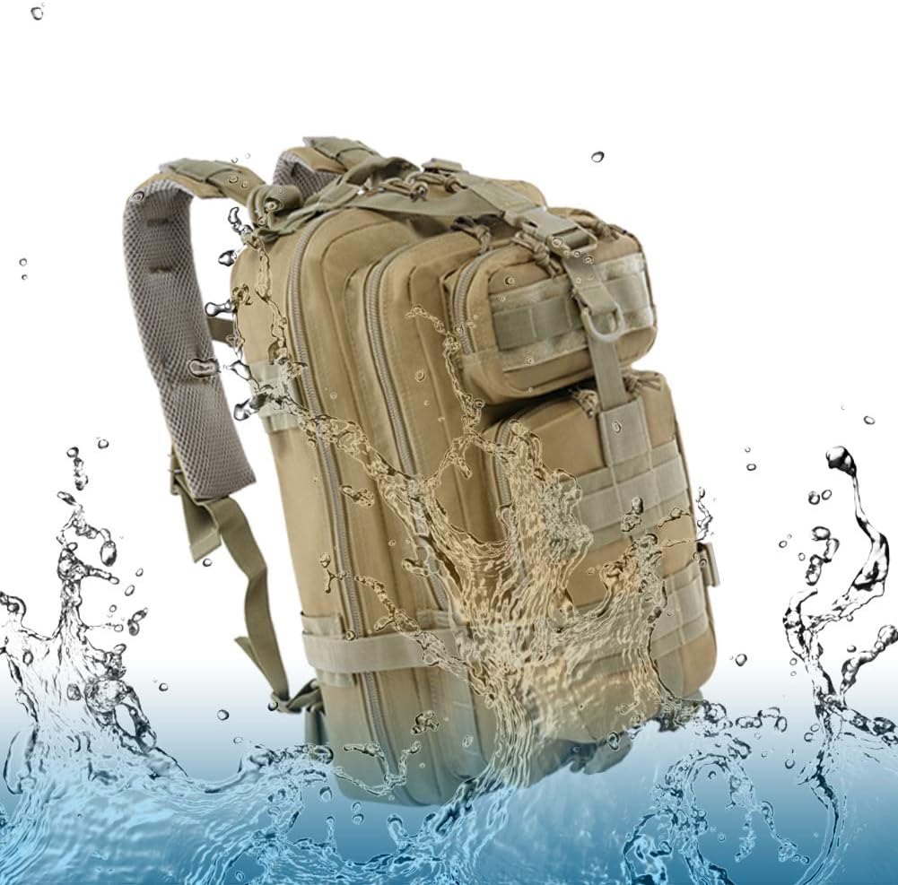 ROARING FIRE Tactical Assault Backpack - 30L Military Rucksack for EDC, Camping & Hiking