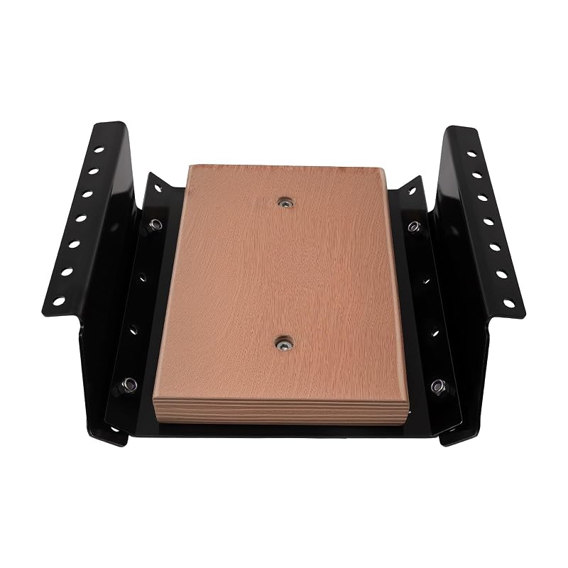 Setback Jack Plate for Outboard Motors up to 35 HP – 4" Lift Bracket by maXpeedingrods
