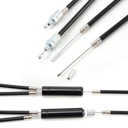 Auto-plaza BMX Gyro Brake Cables Front + Rear (Upper + Lower) Spinner Rotor (Complete Set)