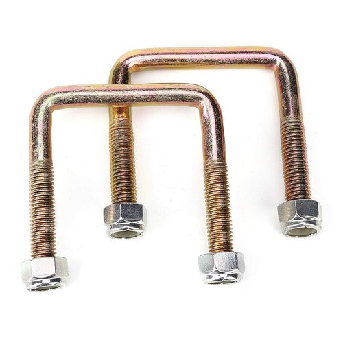 10L0L Golf Cart Rear Spring U Bolt for EZGO TXT 1994-up Electric & Gas, Includes Nuts, OEM# 72124G01 72618G01 72029G01, 2 PCS