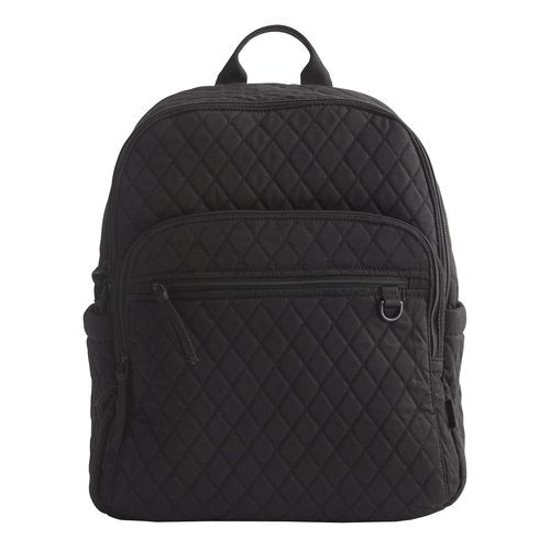 Vera Bradley Women's Premium Cotton Bancroft Backpack, Moonless Night, One Size