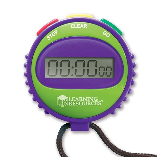 Learning Resources Simple Stopwatch - Ideal for Science Investigations & Timed Math Exercises | Ages 5+