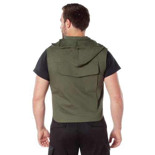 Rothco Ranger Vest – Tactical Outdoor Hunting Camping Utility Cargo Vest with Storage Pockets, Black, 5XL