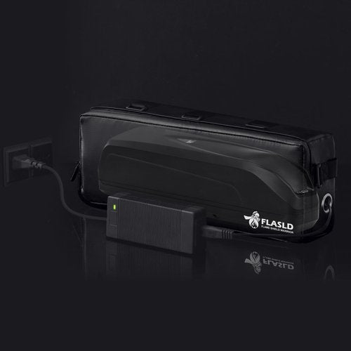FLASLD Fireproof Electric Scooter Battery Hanging Bag, 16x6x4in Ebike Battery Bag, Electric Bike Bicycle Saddlebag