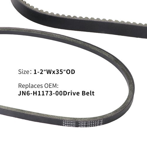 Tektall J55-G6241-00 Clutch Belt kit, Drive & Starter Generator Belt Kits JN6-H1173-00 Clutch Drive Belt for Ya-maha G2 G8 G9 G11 G14 G16 G22 Drive G29-4 Golf Cart Drive Belt