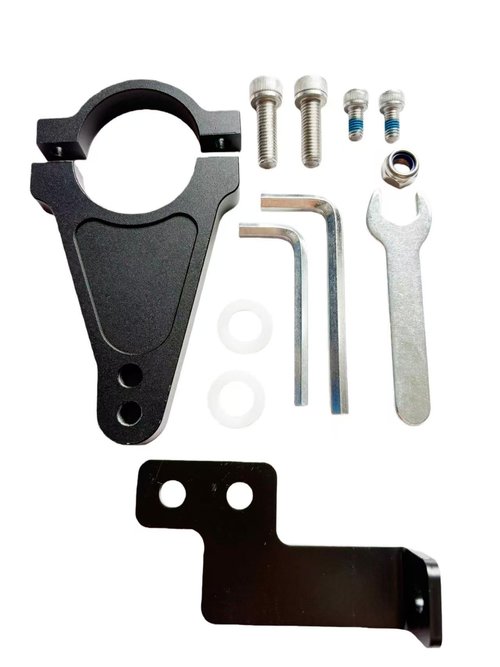 Fankeqi Electric Scooter Steering Damper, high-Speed Dual-Drive Electric Scooter Auxiliary Steering Bracket, Suitable for V7/Teewing X5/BOYUEDA/Yume/TIFGALOP Scooter Front Assist kit