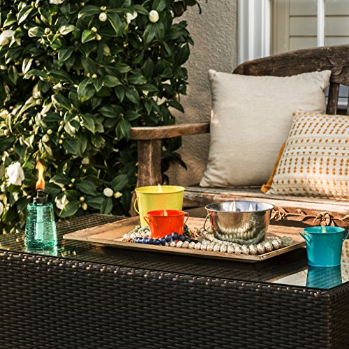 TIKI 28-Oz Citronella Triple Wick Candle in Silver Metal Bucket (3 Pack) Outdoor