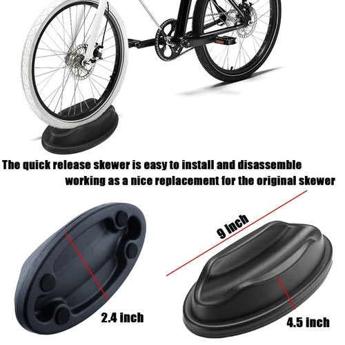 CHOYTONG Bike Front Wheel Riser Block & Quick Release Rear Skewer Kits for Indoor Bicycle Training Replacement Accessories