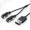 Compatible with BLESSOURCE Smart Glasses Charger, Magnetic Replacement Charger Compatible for BLESSOURCE E13 Smart Glasses (Black)