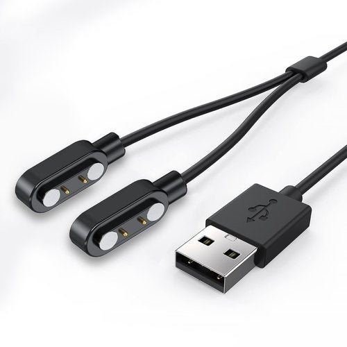 Compatible with BLESSOURCE Smart Glasses Charger, Magnetic Replacement Charger Compatible for BLESSOURCE E13 Smart Glasses (Black)