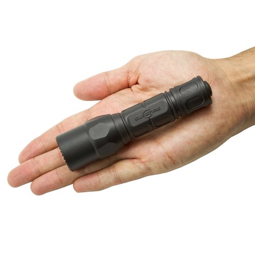 SureFire G2X Tactical 600 Lumen EDC Flashlight Bundle with 2x Extra SureFire CR123A and Lightjunction Battery Case (Black)