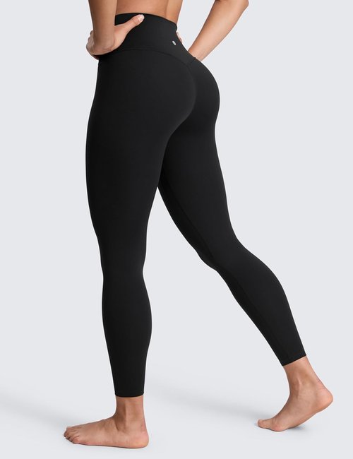 CRZ YOGA SculptAir Yoga Leggings - High Waisted, No Front Seam, Buttery Soft, 25" for Women