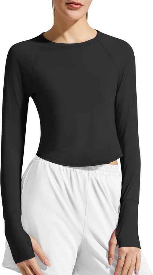 G4Free Rash Guard for Women - UPF 50+ Long Sleeve Sun Protection Workout Top | Lightweight Athletic Shirt