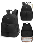 Ceneda Gym Backpack for Women, Cute Gym Bag with Shoe Compartment, Wet Pocket & Tumbler Strap, Puffer Dance Cheer Backpack