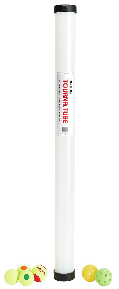 Tourna All-Ball Universal Ball Pickup for Tennis, Pickleball, and All Low Compression Tennis Balls Stage 1, 2, and 3
