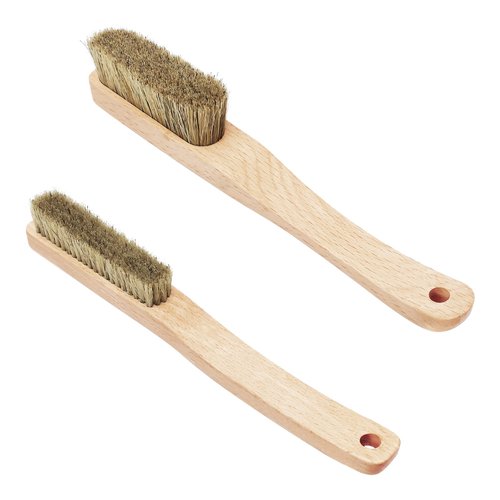 Premium Rock Climbing Brush with Thick Ultra Durable Boar's Hair Bristles, Bouldering brush with strong handle, Uni-sex Boulder Brushes as Rock Climbing Gift for Rock Climbers (CJ-CB2033A + CJCB2045B)