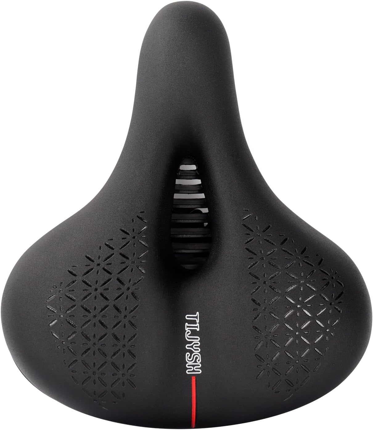 Skiennix Comfortable Bike Seat Cushion - Dual Shock Absorbing Memory Foam | Waterproof Saddle for Road Bikes