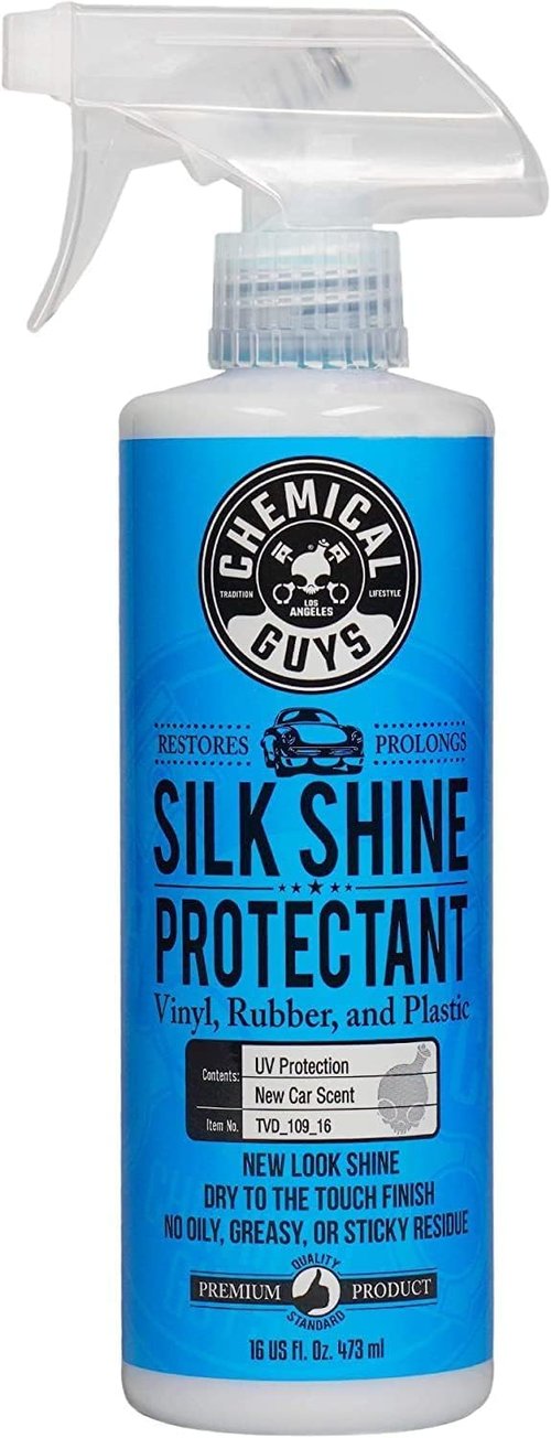Chemical Guys Silk Shine Tire & Trim Dressing - Non-Greasy Vinyl & Plastic Restorer Spray, 16 fl oz