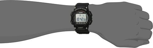 Casio W736H Series - Men's Digital Watch with 1/100 Sec Stopwatch & Super Illuminator LED Light | 100M Water Resistance