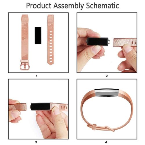 AK Replacement Bands Compatible with Fitbit Alta/Alta HR (10 Pack), Small