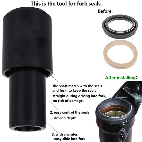GICB 38mm Dust Seal Installation Tool Dust Wiper Guide Driver Compatible for Fox 38 Rockshox Domain Zeb Fork