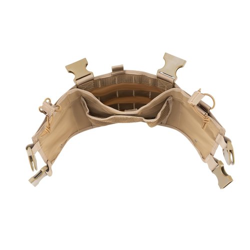 TACNEX Chest Rig with Removable Mag Pouches Customizable MOLLE Panel Modular Gear Carrier Harness (Brown)