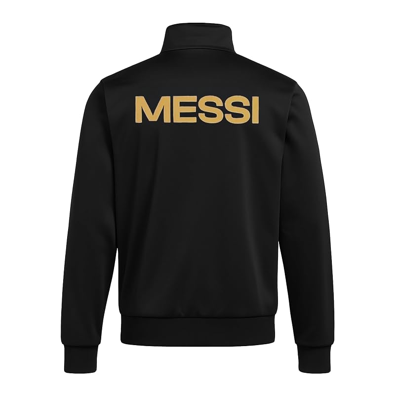 Track Jacket for Argentina Soccer Fan - Lionel Messi Licensed Unisex 88tj Bronze Medium