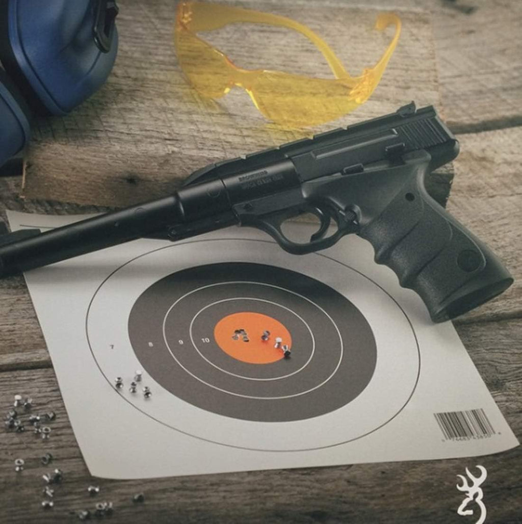 Umarex Browning Buck Mark URX .177 Caliber Pellet Gun - Single Shot Break Barrel Air Pistol, Black