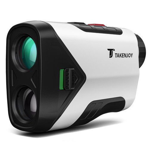 TAKENJOY 1200Y Golf Rangefinder with Slope, 6X Magnification Range Finder Golf with Flag Locking Vibration, Rechargeable Golf Range Finder with Magnet