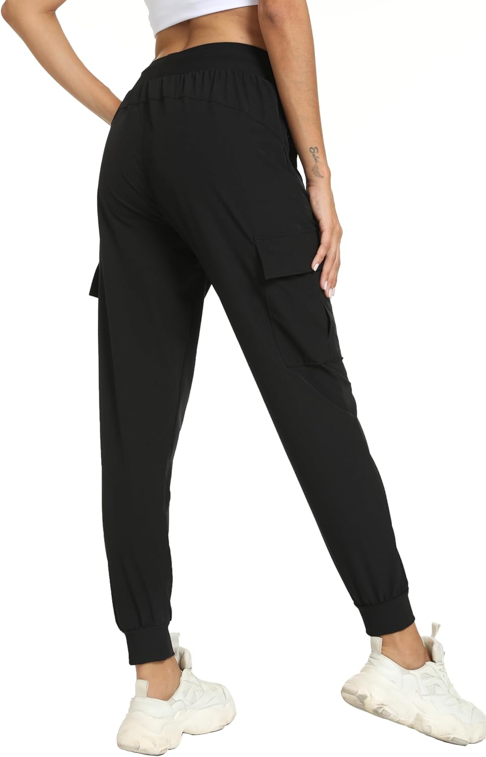 Skiennix Women's Joggers - Lightweight Quick-Dry Cargo Pants for Hiking & Running | Athletic Casual Wear