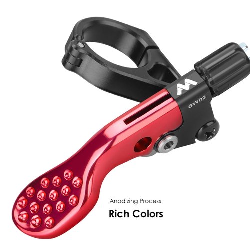 JFOYH Dropper Post Lever for Mountain & Road Bikes, Adjustable Seatpost Remote for 22.2mm Handlebars- Black