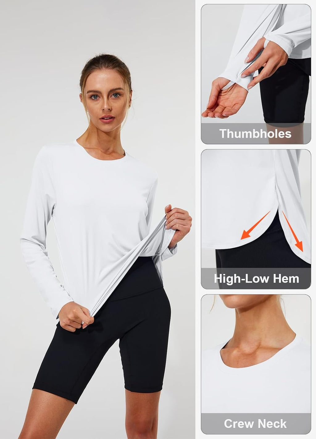 Skiennix Women's UV Protection Shirt - Long Sleeve Rash Guard with SPF 50+ | Quick Dry & Lightweight