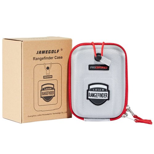 JAWEGOLF Golf Rangefinder Hard Shell Carry Case Box EVA Bag Compatible with Callaway 300 Pro & Bushnell V6 V5 V4 V3 V2 Pro X2 Pro XE Or Others Rangefinder (Silver-Magnetic)