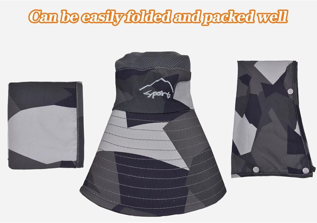Skiennix Sun Hat - UPF 50+ UV Protection Fishing Hat for Men & Women | Breathable Wide Brim