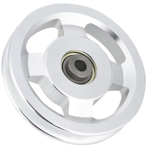 Cunyuer Fitness Pulley Wheel, Aluminum Pulleys for Gym, Universal Aluminum Alloy Bearing Pulley Wheel for Home Gym Exercise Strength Training Equipment (Diameter 115mm)