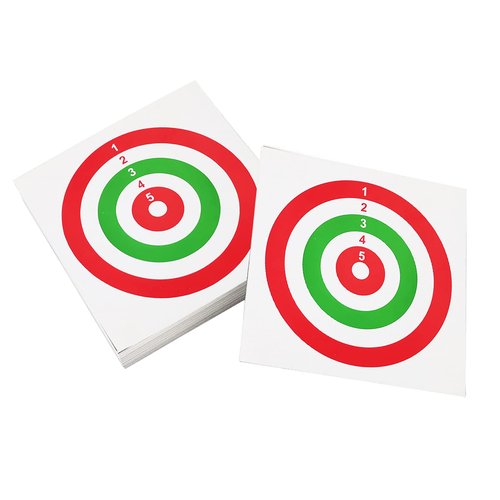 Atflbox BB Gun Trap Target with 20pcs Paper Targets and 100 x Color Target Papers