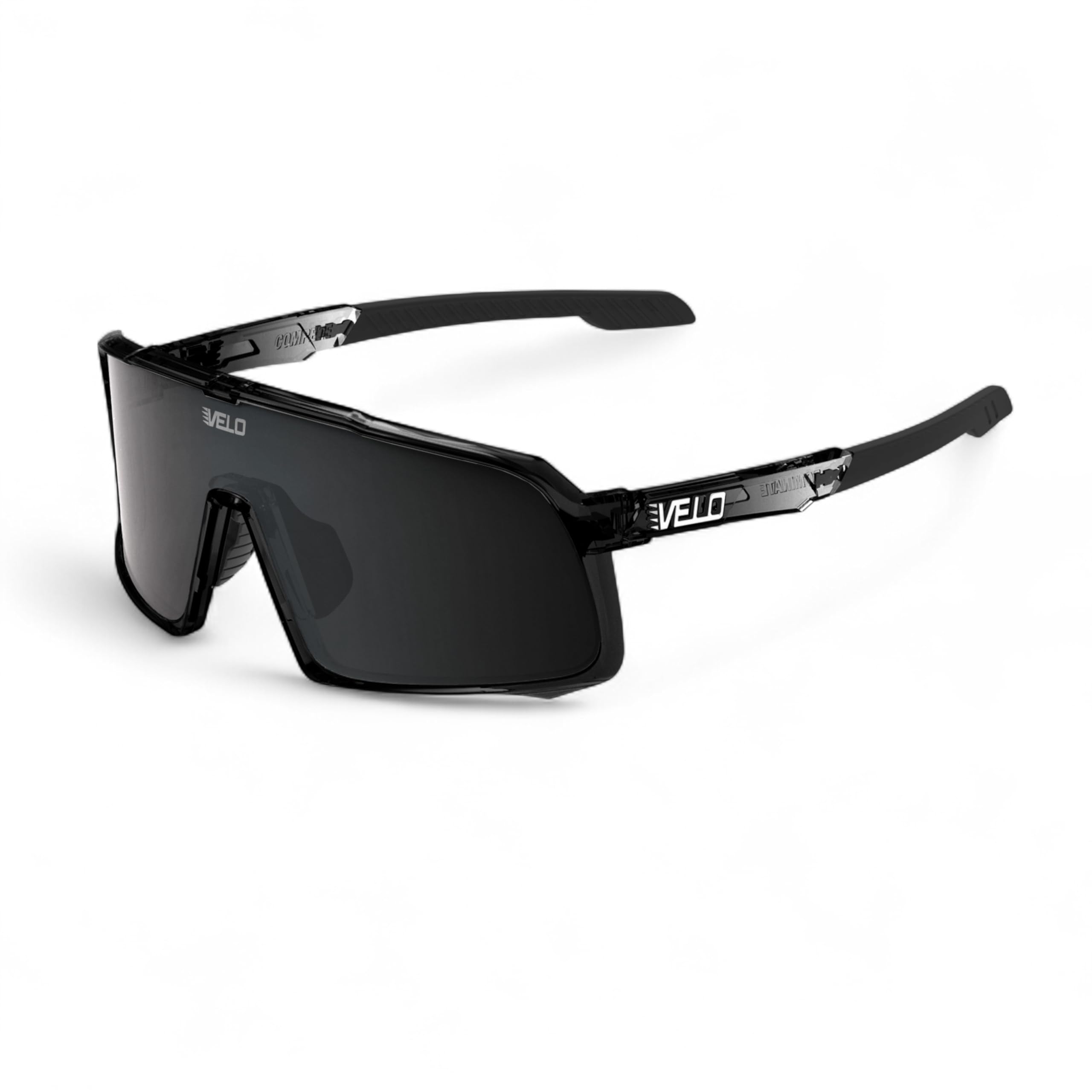 VELO Shades – Changeup – Baseball/Softball Sunglasses – By Jax of The Bullpen Training (Gen2, Blackout - Phantom, Sml Adlt/Youth)