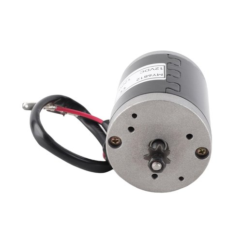 Electric Scooter Motor 12V 120W, Electric Brushed Motor High Speed Small Brush Motor with Belt Pulley E Scooter Accessory, Pulse 12v Motor for Scooter