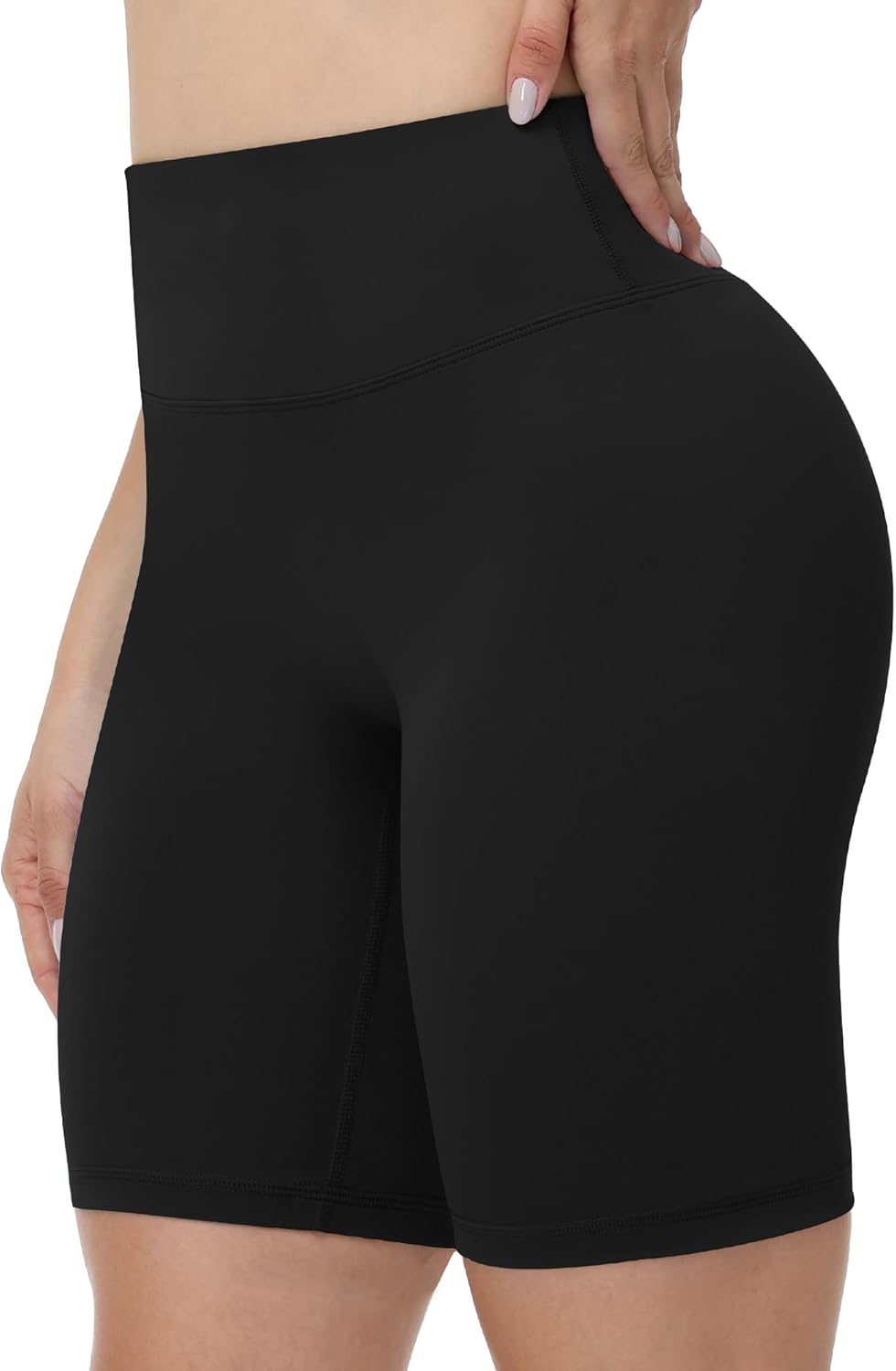 Runhit Biker Shorts for Women - High Waisted No Front Seam Gym & Yoga Spandex Shorts | Tummy Control, 3''/5''/8''