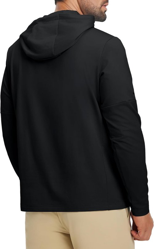 M MAELREG Men's Golf Hoodies - Lightweight Fleece Sweatshirt for Athletic Comfort | Casual Pullover