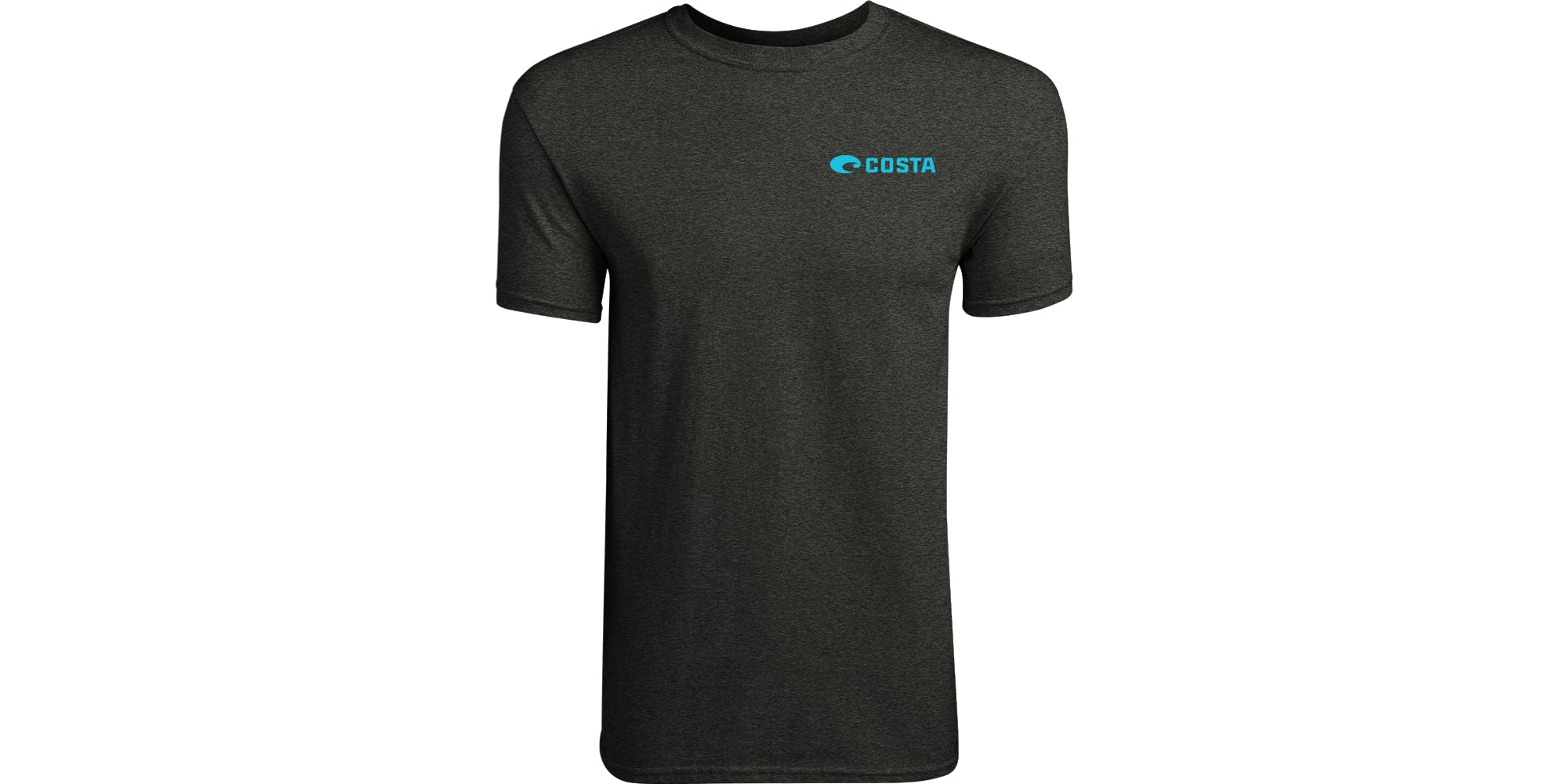 Costa Del Mar Topwater Short Sleeve T Shirt, Dark Heather, Large