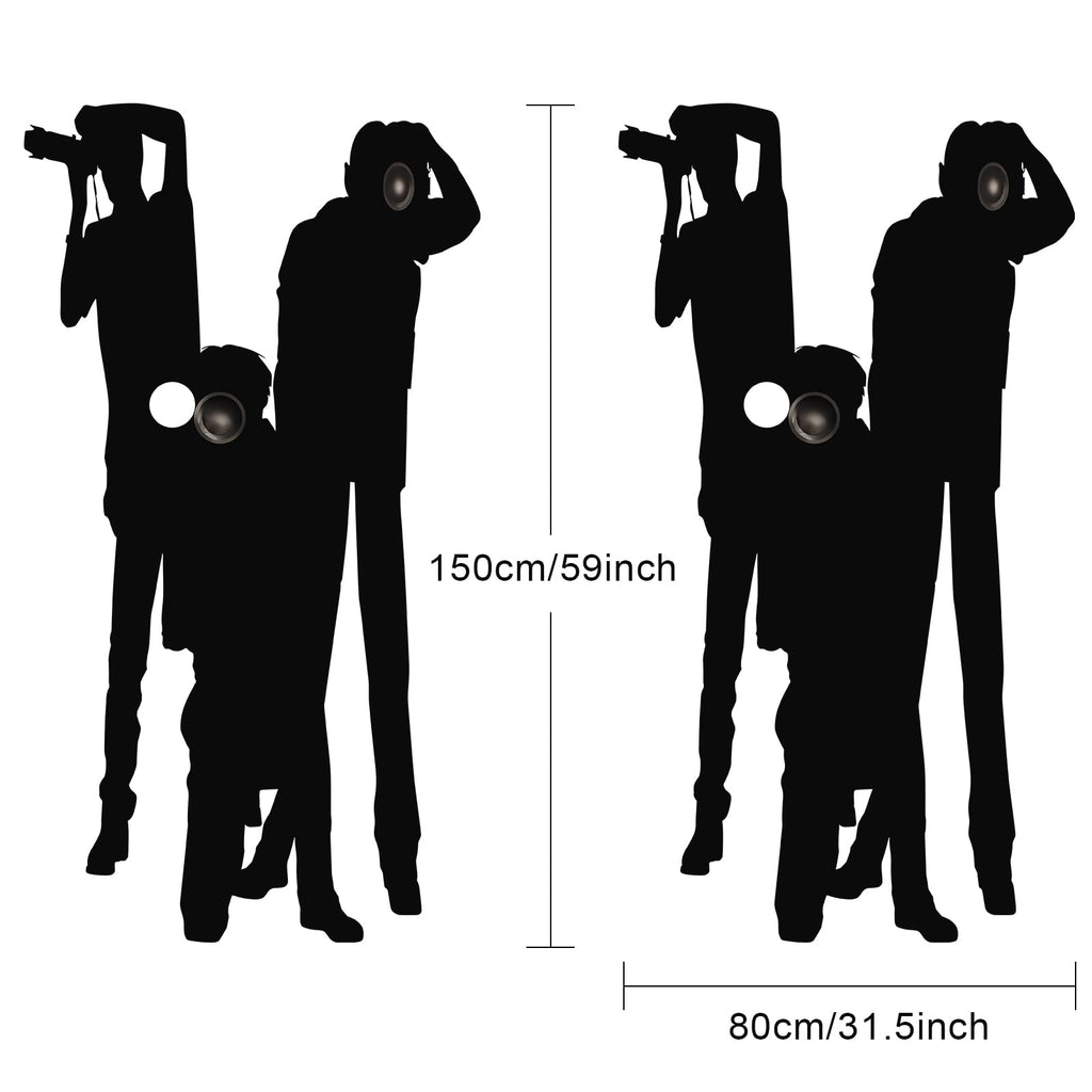 Timtin VIP Entrance Banner Photography Backdrop with Red Carpet Runner, Paparazzi Props, 2.6 x 15 ft Rug, Double-Sided Tape for Party Decorations and Movie Theme Events