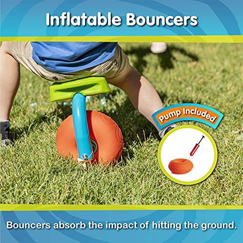 TP Spiro Spin Teeter Totter - Bounces & Spins 360° for Kids Blue/Green
